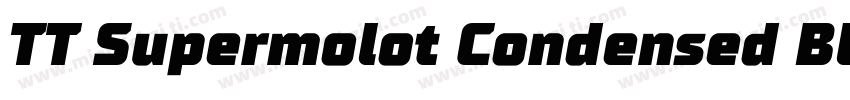 TT Supermolot Condensed Black字体转换